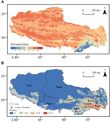 Distribution patterns of fern species richness along elevations the Tibetan Plateau in China: regional differences and effects of climate change variables